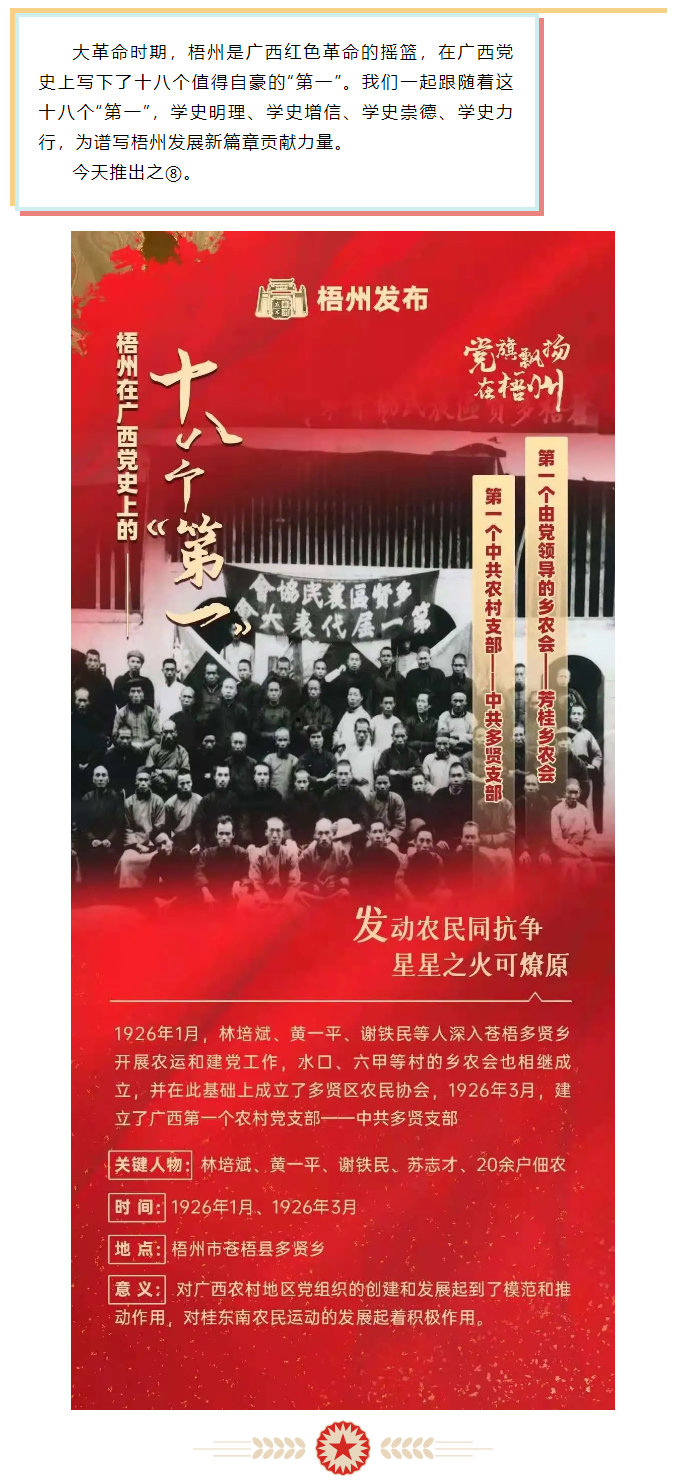 【職工學(xué)黨史】梧州18個(gè)“第一”之⑧丨廣西第一個(gè)中共農(nóng)村支部、第一個(gè)由黨領(lǐng)導(dǎo)的鄉(xiāng)農(nóng)會(huì).png