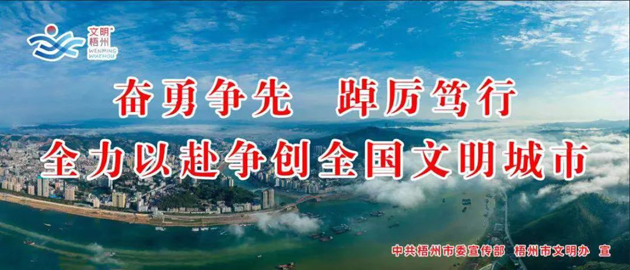 全國文明城市，我要創(chuàng)！我是梧州人，我行動