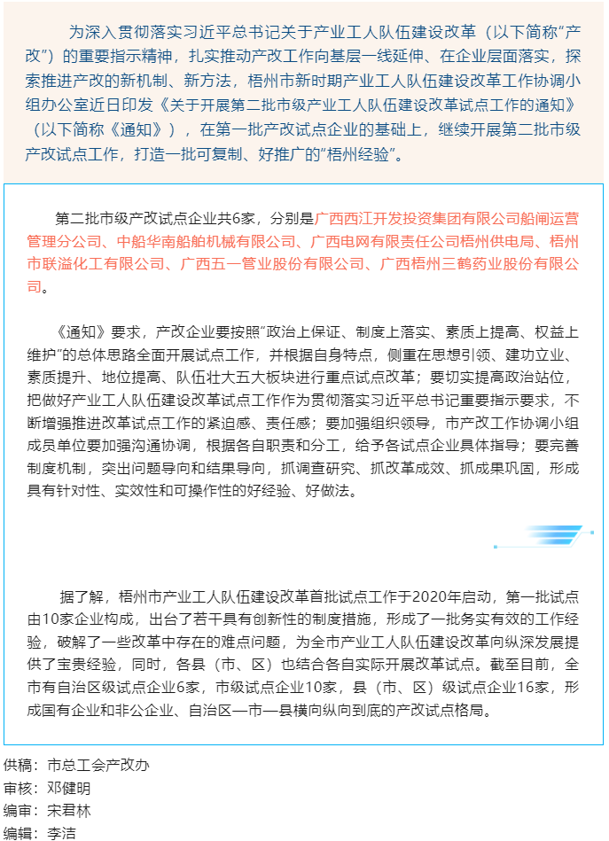 【推進&ldquo;產(chǎn)改&rdquo;進行時】試點工作提質(zhì)擴面，我市開展第二批市級產(chǎn)業(yè)工人隊伍建設改革試點工作.png